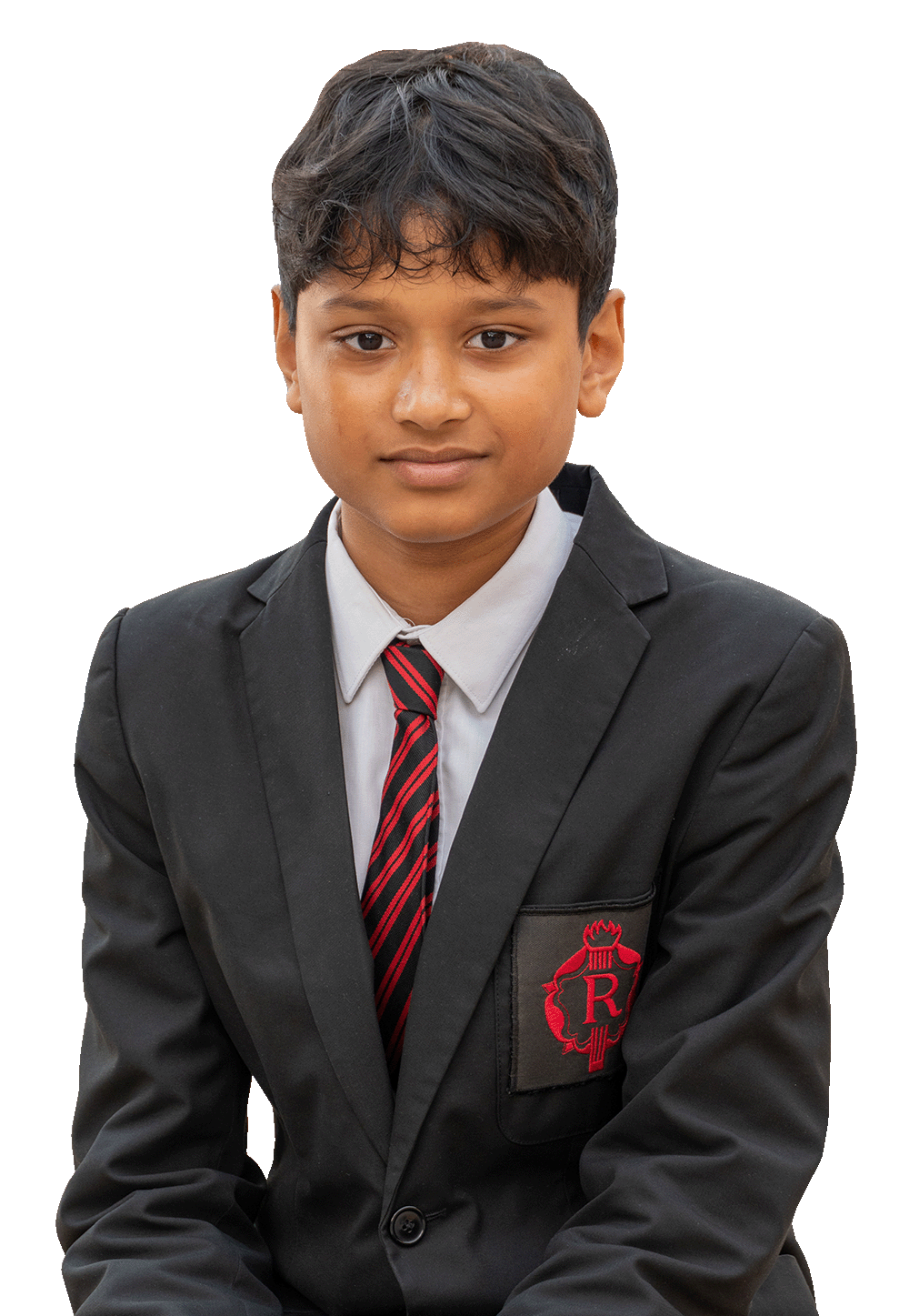 Individual student image representing core values of Respect, Excellence and Kindness