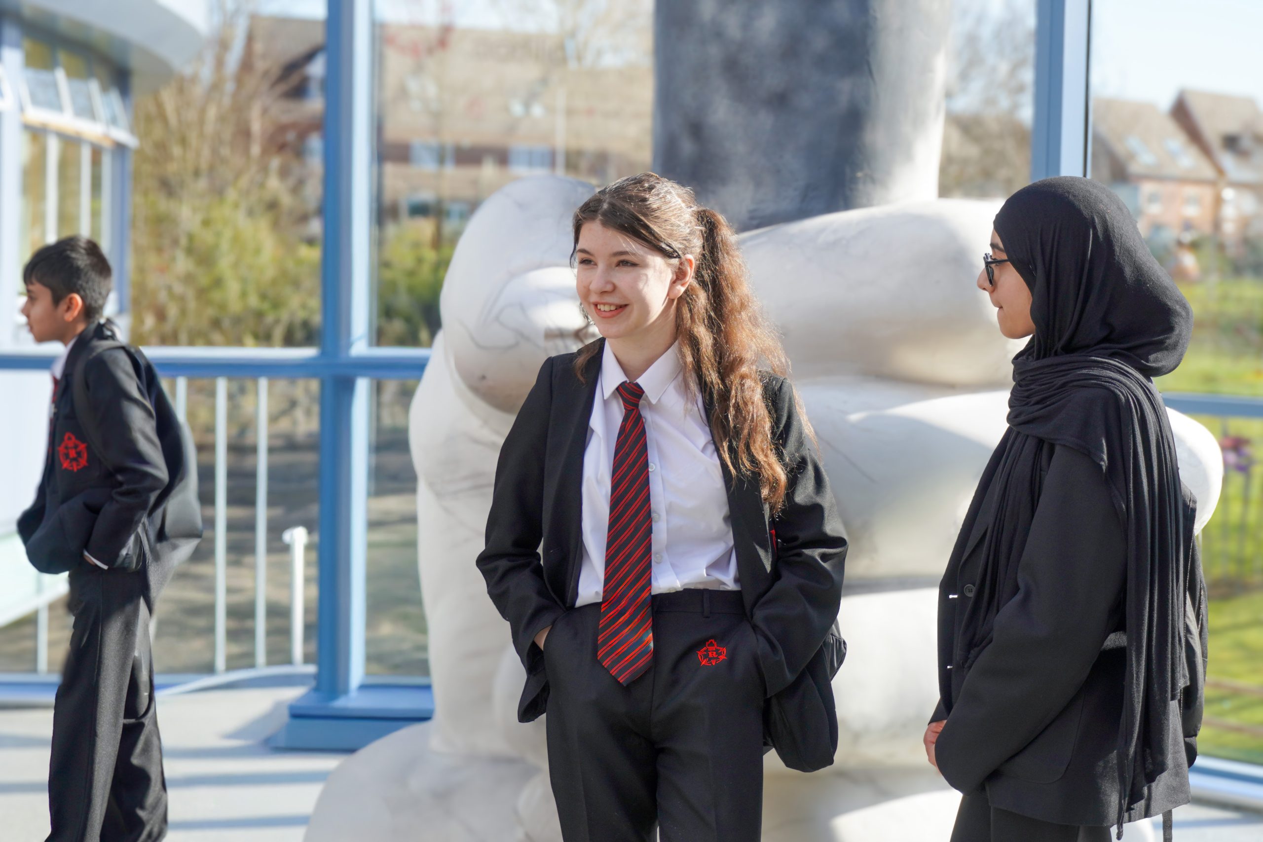 Image of a group of students in school environment